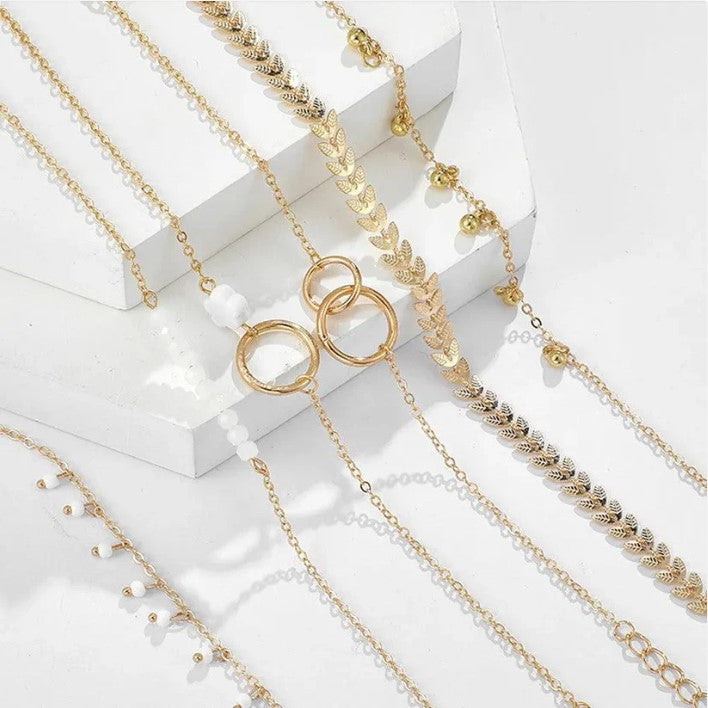 Set böhmischer Armbänder