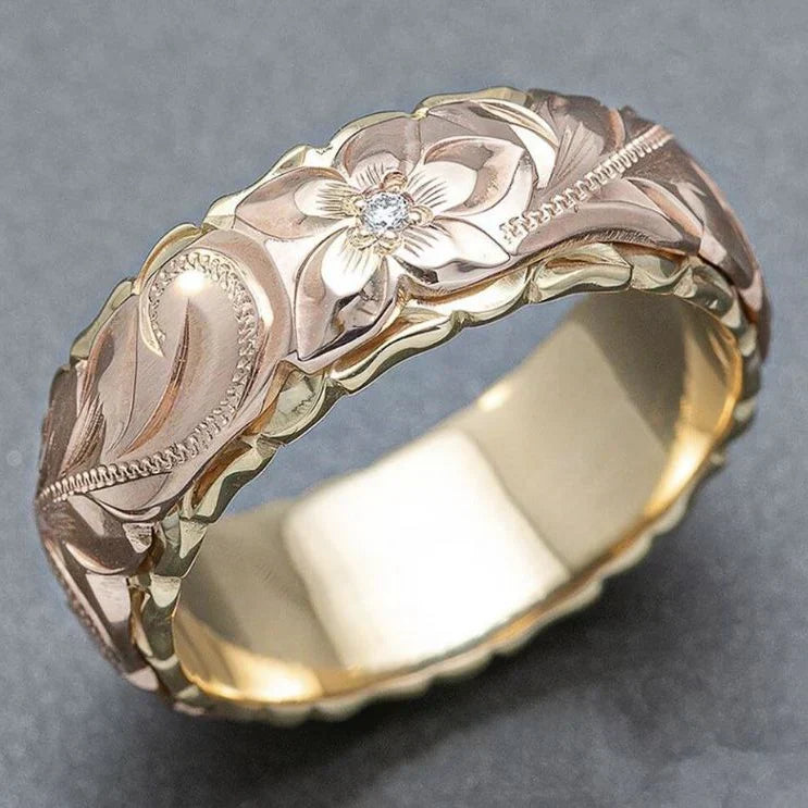 Vintage Rosa Blumenring