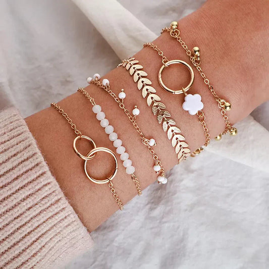 Set böhmischer Armbänder