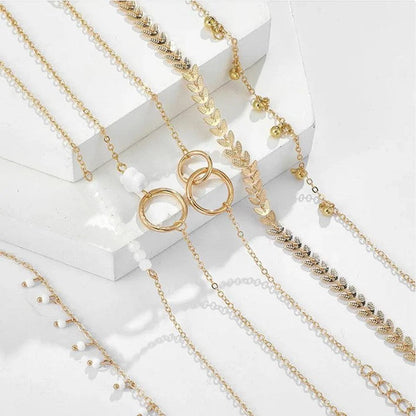 Set böhmischer Armbänder