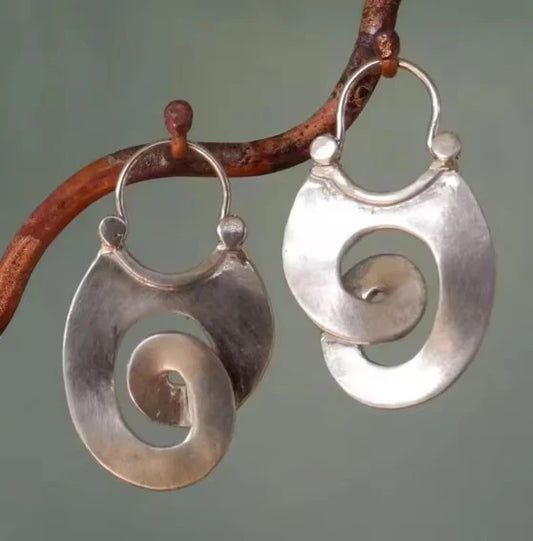 Vintage Spiral Ohrringe