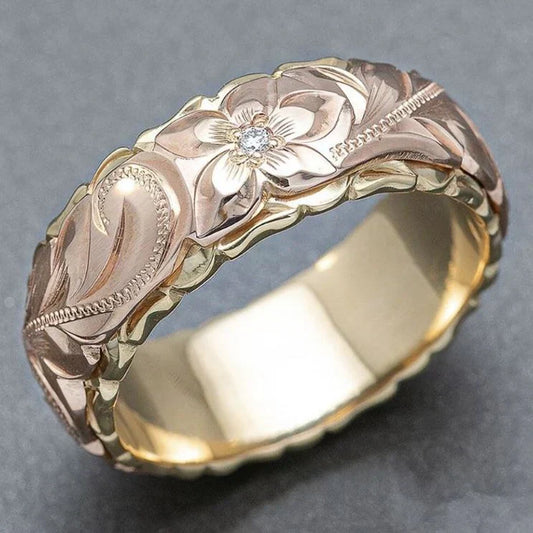 Vintage Rosa Blumenring